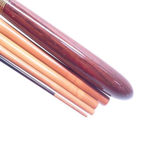 闇がらす１４．６尺　白由里調　口巻　銘木にぎり